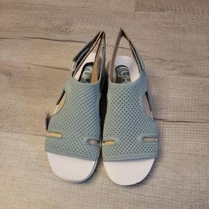 Ryka Light Blue Mesh Sandals